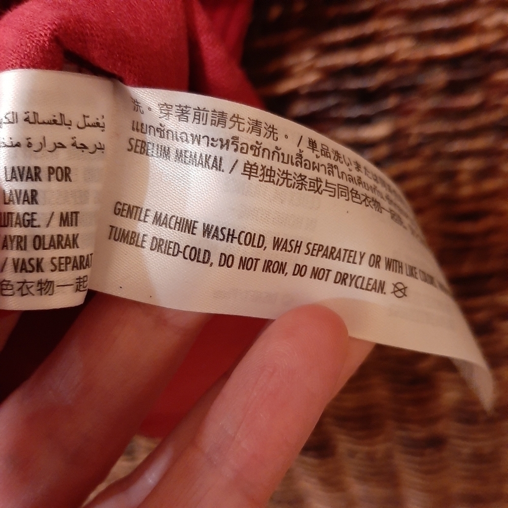 Disney Skirt Women's 3X Turning Red Embroidered Corduroy Mini Vacation Movie Fan - Picture 10 of 10